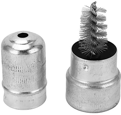 Xixian Puscella di Pulizia del Terminale Batteria Dell'auto, Spazzola in Acciaio per Pulire i Pali della Batteria, per la Rimozione e la Manutenzione della Ruggine, Facile Usare e