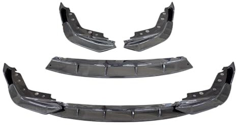 SRKATI Heckspoiler Spoiler Frontschürze Lippe Kinn Protector Körper Kit Deflektor Zubehör Für BMW 3 Serie G20 G21 2019-2022 320d 330i M 340i 340d Stoßstangen(Carbon Fiber Look)