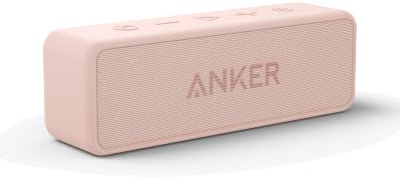 soundcore 2 by Anker Portable Bluetooth Speaker, 12W Stereo Sound, BassUp | Fantastischer Sound, Enormer Bass mit Dualen Bass-Treibern, 24h Akku, Verbesserter IPX7 Wasserschutz, für iPhone, Galaxy usw.