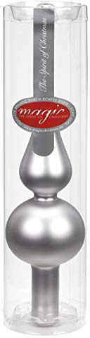 Inge-glas Christbaumspitzen (Soft Simplicity matt Silber)