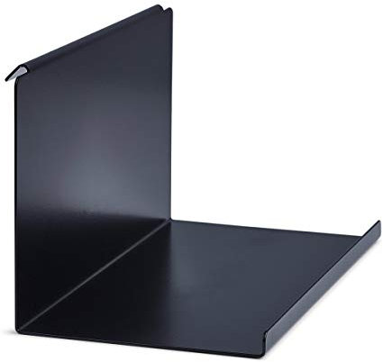 Gejst Flex Beistelltisch Schwarz - Flex Regalleisten Zubehör - Perfekte Aufbewahrungslösung - Wandregalzubehör - Einfache Montage mit Magnet - Mühelos austauschbar - 16 x 32 x 13 cm