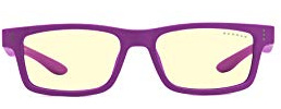 Gunnar Kids Blue Light Blocking Glasses | Cruz Kids Large Crystal/Amber Natural Patented 65% Blue Light Protection With Smudge Resistent Lens, Durable & Flexible Frame
