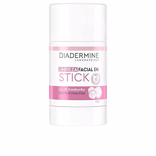 Diadermine – Limpieza Facial en Barra – Beauty Stick para Limpieza de Cutis – Elimina maquillaje e impurezas – Con té Kombucha – 40g