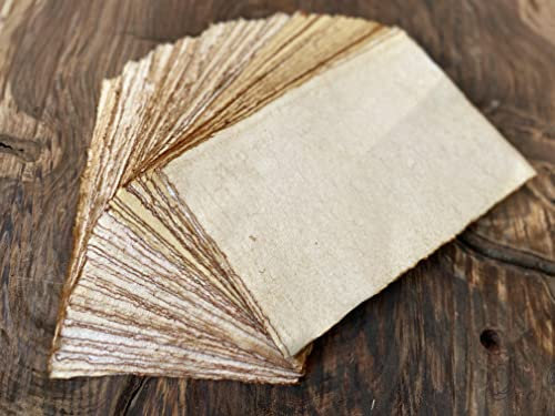 Wanderings 5X9cm Handgemachte Vintage Papier-Packung Mit 25-Aquarell Gemischte Medien-Ideal Für Kunst & Handwerk, Geschenkanhänger, Preisschilder, Tischkarten, Namenskartenthick 150 gsm