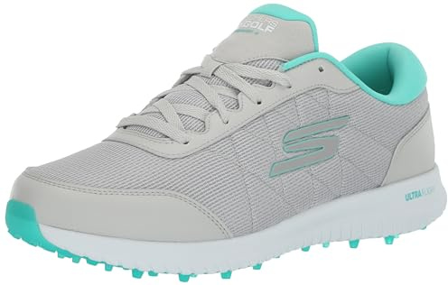 Skechers MAX Fairway 4 - Zapatos de Golf sin Clavos para Mujer, Azul Marino/púrpura, 37 EU