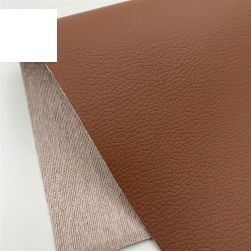 TIYGHI Filz Gewebe PU-Leder Stoff Kunstleder for Ohrringe Nähen Puppenkleidung DIY Schleife Brosche handgemachtes Material Dekor Handwerk (Color : 5 Brown, Size : Small Roll(20x120cm))