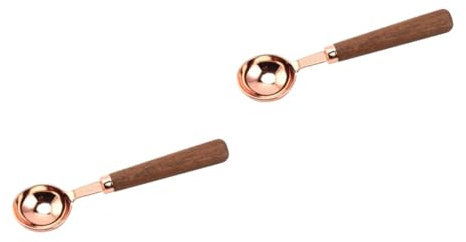 ABOOFAN 2 Pièces cuillère à mesurer en acier inoxydable cuillère à café doseuse Tasse à mesurer s à er petite ette Polyvalent à thé à poudre