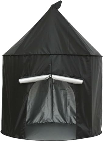 Inomhustält, lugnande sensoriskt tält, lugnt sensoriskt svart tält, tvättbart tält, lugnande gömställen, autistiska lektält, lek, läs, 100 x 100 x 100 cm