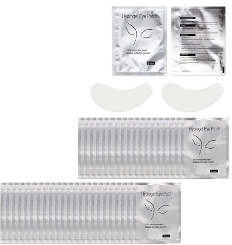 Wimpernpads,100 Paar Augenpads, Wimpernverlängerung Pads, Eye Gel Pads, für Wimpernverlängerungen, Wimpern Färben