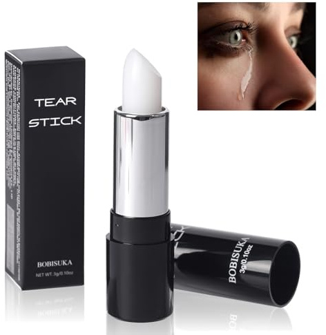 BOBISUKA Tränenstift,Natural Mint Tear Stick for Actors,Booster Cry Stick | Professioneller Tränenstift Ideal für SFX Makeup, Film, Theater, TV Shows, Performances, Bühnen