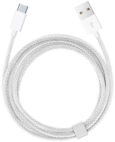 IPhone17/16/15 Car Carplay Charger Cable, USB A to USB C Woven Cable Compatible for IPhone 17Air, 16E, 17/16/15 pro max, 16/15 Plus Charging Cord, AirPods 4, AirPods (2nd/3rd Gen) Charging Power Cable