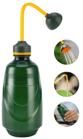 Gießkanne Klein, 450ml Kleine Gießkanne, Gießkanne Zimmerpflanzen, Mini Gießkanne für Keimlinge, Blumengießer, Kübelpflanzen Gießkanne, Squeeze Hand Squeeze Sprayer (Grün)