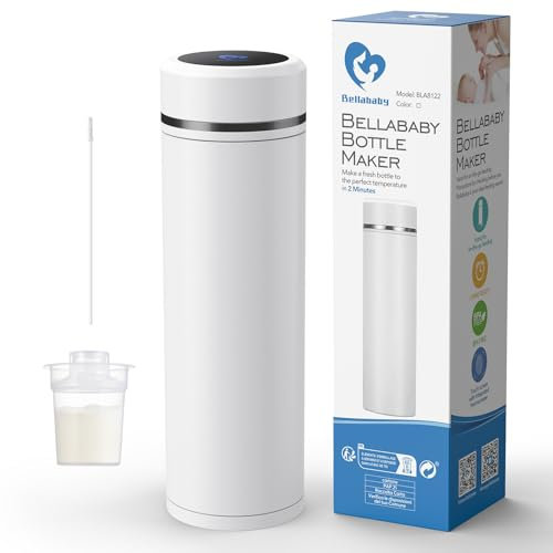 Bellababy Portable Cooling Bottle Maker, Can Be Fed in 120 Seconds, Easy to Carry for Outdoor. No Filter Needed