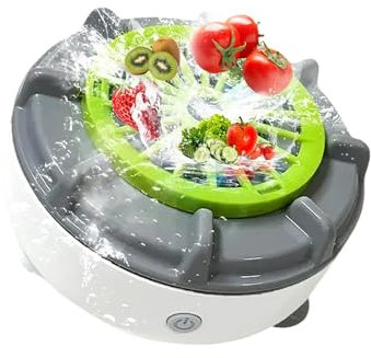 Fruit Cleaner - Portable Fruit Washer | Vegetable Washing Basket | Household Fruit Dehydrator Drainer | Portable Vegetable Cleaner Device | Smart Gadgets For Lettuce Food Salad Egg Strawberry Rice F