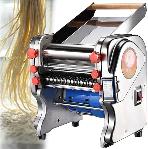 TDSYOCG Laminadora De Masa Eléctrica 550W, Máquina Automática para Hacer Pasta Fresca, Uso Comercial Y Hogar, Fideos, Ramen, Lasaña Y Bolas De Masa Hervida Casera