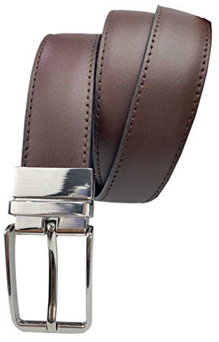 MÁRQUEZ CINTURONES - Cintura reversibile da uomo in pelle 30 mm. marrone 0