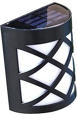 jojofuny Solar- 6 Stk Außenwandleuchte Wandmontierte Solarleuchten Puzzle-lampe Glasöl Zaun Solarleuchten Lichter Mit Bewegungssensor Solar-wandlaterne Strassenlicht Halbkreis