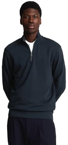 Lyle & Scott Mid Layers Tonal Eagle Quarter Zip Sweat