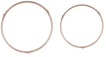 LALADEFIEE 2stücke Teiliges Mikrowellen-drehkranz Kunststoff Drehteller-ring Mit Rädern Ersatz-mikrowellenhalter Für Runde Glasplatten Installieren Langlebig Und Praktisch Für Gleichmäßiges e