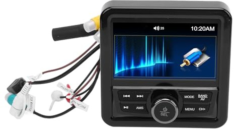 SEAFRONT Ricevitore Stereo per Barche Marine Sistemi Audio Riproduzione Video Connessione Wireless Lettore MP5 Ricevitore Radio Amplificatore Integrato