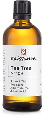 Naissance Teebaumöl (Nr. 109) - 100ml - Naturreines Ätherisches Öl - 100% Naturreines für Naturkosmetik, Aromatherapie, Duftlampe - Duftöl für Aroma Diffuser