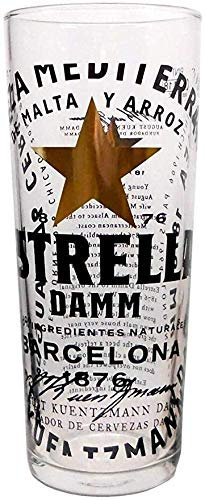 Estrella Damm vaso de media pinta