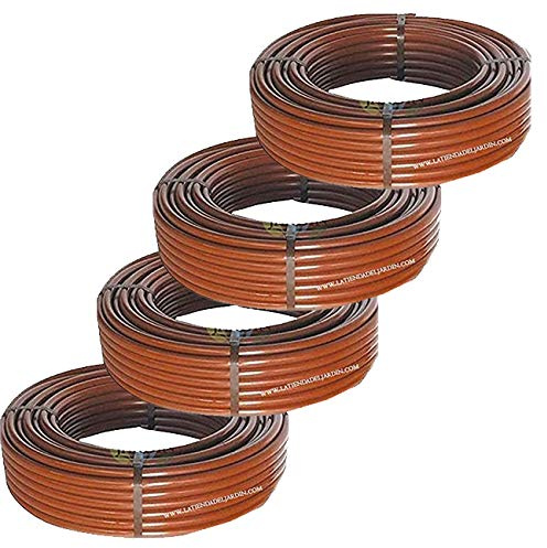 Suinga Tropfschlauch Perlschlauch Tropfrohr 16 mm Tropferabstand 33cm 400M braun