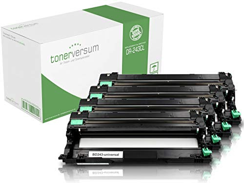 4 Trommeln kompatibel zu Brother DR-243CL DR-243 Schwarz Cyan Magenta Gelb für DCP-L3510cdw HL-L3210cw MFC-L3750cdw MFC-L3770cdw HL-L3270cdw