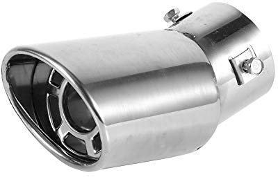 Suuonee Auspuffrohr, Universal Hinten Rund Edelstahl Auto Auspuff Endrohr Endrohr Trimmspitze