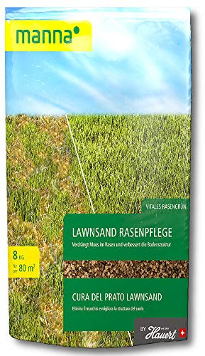 Manna LawnSand Rasendünger 8 kg Stickstoffdünger Eisendünger Moosvernichter