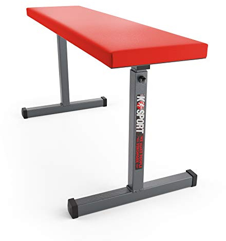 K-Sport: Trainingsbank für Zuhause bis 270 kg belastbar I Komfortable Hantelbank für Kurz & Langhanteltraining I Kraftstation zum effektiven Muskeltraining, inkl. E-Book