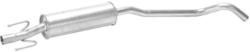HELLA 8LC 366 024-391 Mittelschalldämpfer - Easy2Fit Kit - mitte - zweiteilig - Set mit Anbauteilen