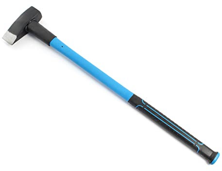 Wiltec Spalthammer 3,6 kg mit 910 mm Stiel aus Fiberglas und Klinge aus Carbonstahl, Holzspalthammer, Holzspalter