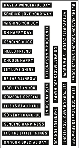 Sizzix Clear Stamps Set 24PK Good Vibes #3 von Pete Hughes | 665909 |Kapitel 2 2022, multicolor, One Size