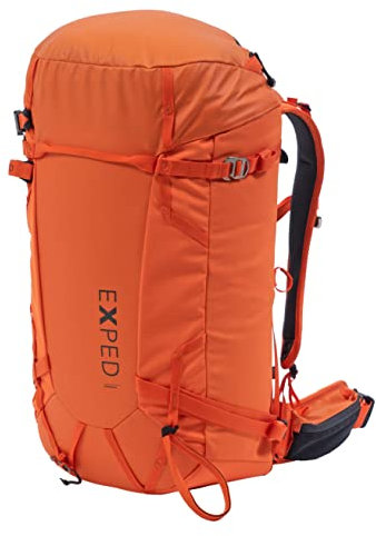 Exped Couloir 40 Orange - Alpiner durchdachter Winter Tourenrucksack, 40l, Größe 40l - Farbe Dark Lava