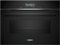 Siemens CM724G1B1, iQ700 Smarter Einbau-Kompaktbackofen mit Mikrowellenfunktion, 60 x 45 cm, 900 W, Made in Germany, Schwarz, Hydrolyse, Air Fry, Backofenassistent, Teleskopauszug, Farb-Touchscreen