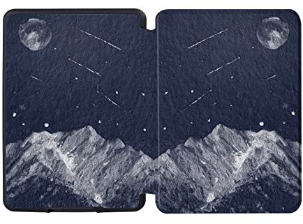 Hülle Für Kindle 2022 11. Generation – /Mountain Views and Shooting Stars/, Hülle Für Kindle 11. 2022 Hülle Für 6 Zoll Kindle (11. Generation-2022), Personalisierte Hülle Mit Au
