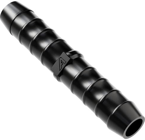 10mm (3/8 Inch) Plastic Hose Pipe Connector for Garden Hoses, Ponds, Water Pipes, Inline Barbed Joiner