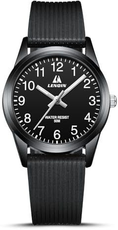LN LENQIN Kids Watch Boys Watch Girls Watches Waterproof Analog Quartz Watches for Children with Silicone Band