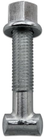 Hammerkopfschrauben M14 inkl. Bundmuttern M14 mit SW19 (50 Stück)