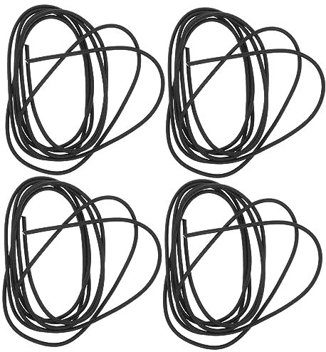 CAXUSD 8rolls Strong Stretchy Woven Elastic Bands Journal Notebook Diaries Accessory Ropes Metal Buckle