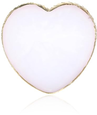 Tyqour Heart Resin Nail Art Palette Nail Polish Palette Makeup Mixing Plattle Makeup Palette Tray Paint Palette DIY Nail Gel Display Board Pallet for Nail Art (white)