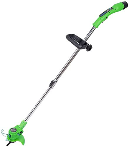WQZzjm Tagliabordi Elettrico a Batteria, tagliaerba Multifunzione, tagliaerba Elettrico Leggero, decespugliatore a Batteria al Litio con Lama di Ricambio, batterie