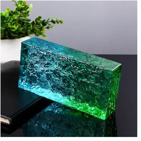 High Clarity Transparent Glass Block - Premium Crystal Bricks for Hotel Partitions, Shopping Center Walls, Modern Design, Durable, Easy Install