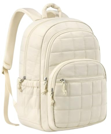 Mochila para laptop de 15.6 pulgadas, elegante mochila escolar acolchada para adolescentes, niñas, mujeres, estudiantes, mochila de viaje