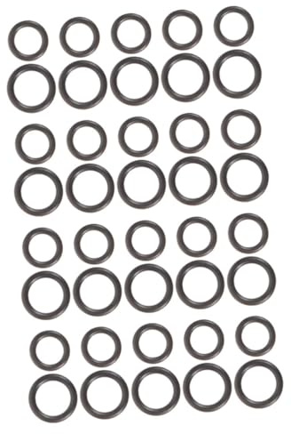SEWOART Kit Surtido De Anillos De Sellado para Hidrolimpiadora 1/4 y 3/8 Pulg 40 Piezas Junta De Goma para Repuestos De Lavadora Conexión Rápida Uso Jardín y Exterior