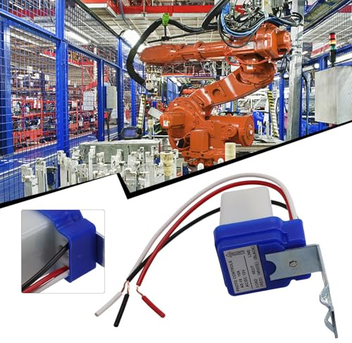URPIZY Dämmerungsschalter Lichtsensorschalter AC/DC 12V 24V 220V 10A Auto On Off Fotozelle Straßenlaterne Sensor Schalter Lampe Schalter Steuerung