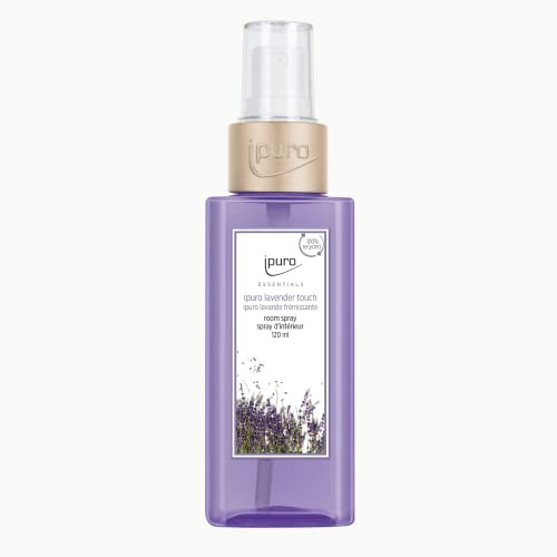 ipuro – uppfriskande ipuro lavendel touch rumsspray – diskret doftspray med tankeväckande lavendernoter – elegant rumsdoft för en puristisk doftupplevelse i varje rum 120 ml