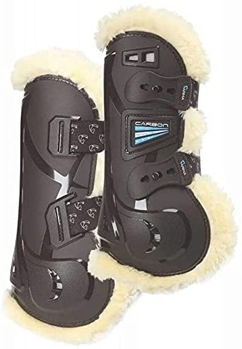 Shires Arma Carbon SupaFleece Sehnenschuhe, Braun
