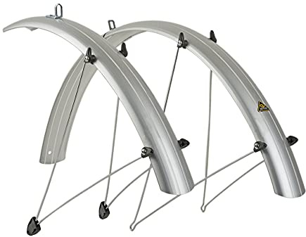 Radschutz Satz Author 26 Zoll Fahrrad Schutzblech Set Kunststoff Silber 60mm